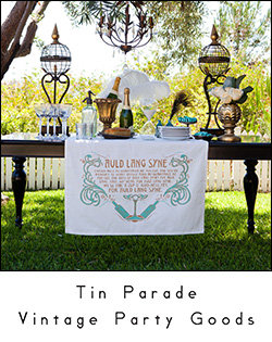 Tin Parade Vintage Party Goods